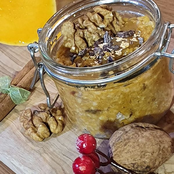 Budincă din MEI cu Dovleac copt