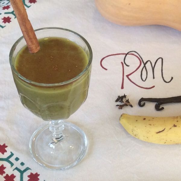 Smoothie de dovleac cu alge
