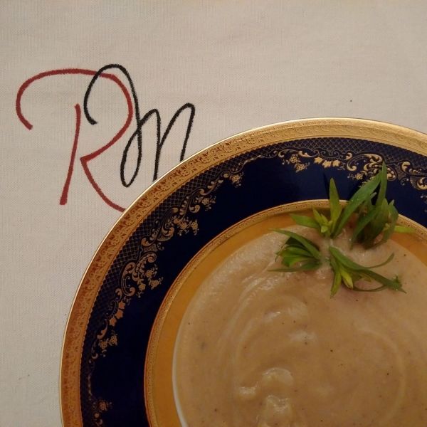 Supă cremă de castane și legume coapte