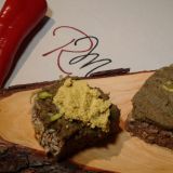 Pateu de linte verde și praz